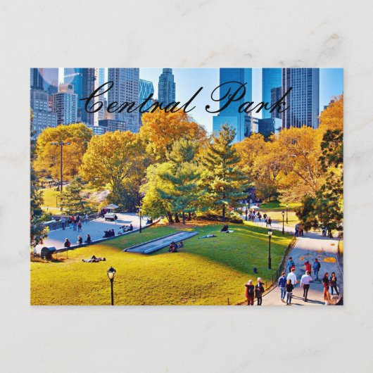 CENTRAL PARK BRIEFKAART (Voorkant)