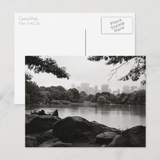 Central Park Briefkaart (Voorkant / Achterkant)