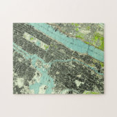  Central Park & Bronx NY Map (1947) Legpuzzel (Horizontaal)