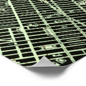  Central Park & Bronx NY Map (1947) Poster (Hoek)