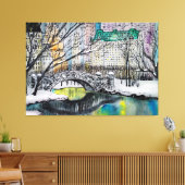 Central Park Canvas Afdruk (Insitu (Woonkamer))
