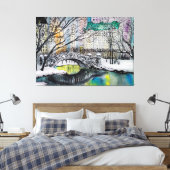 Central Park Canvas Afdruk (Insitu (Slaapkamer))