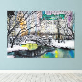 Central Park Canvas Afdruk (Insitu (Houten vloer))