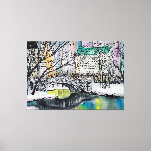 Central Park Canvas Afdruk (Voorkant)