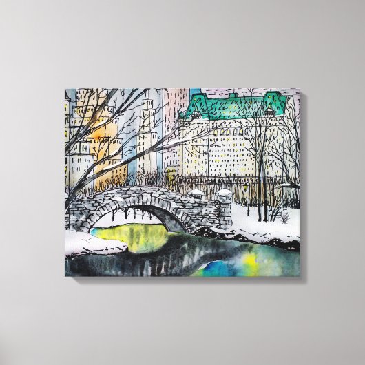 Central Park Canvas Afdruk (Voorkant)