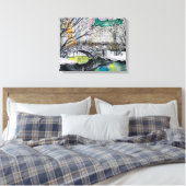 Central Park Canvas Afdruk (Insitu (Slaapkamer))