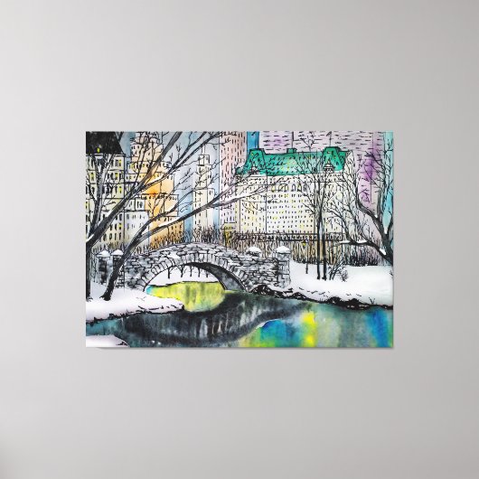 Central Park Canvas Afdruk (Voorkant)