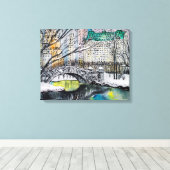 Central Park Canvas Afdruk (Insitu (Houten vloer))