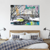 Central Park Canvas Afdruk (Insitu (Slaapkamer))