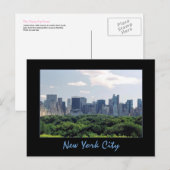 Central Park & Central Park Zuid-Briefkaart Briefkaart (Voorkant / Achterkant)