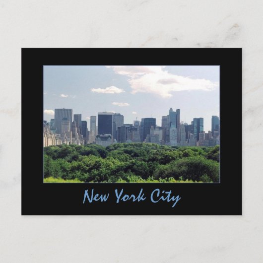 Central Park & Central Park Zuid-Briefkaart Briefkaart (Voorkant)