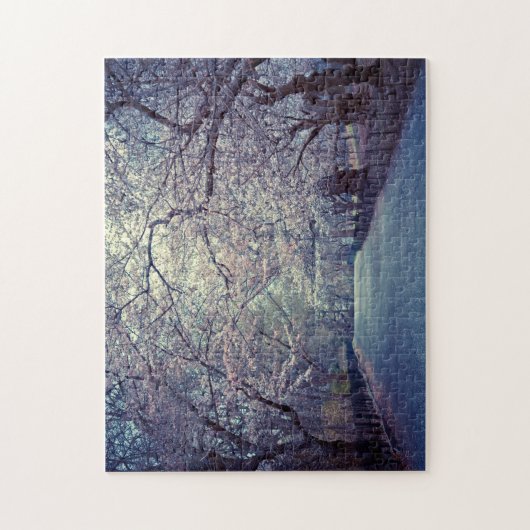Central Park Cherry Blossom Path Legpuzzel (Verticaal)