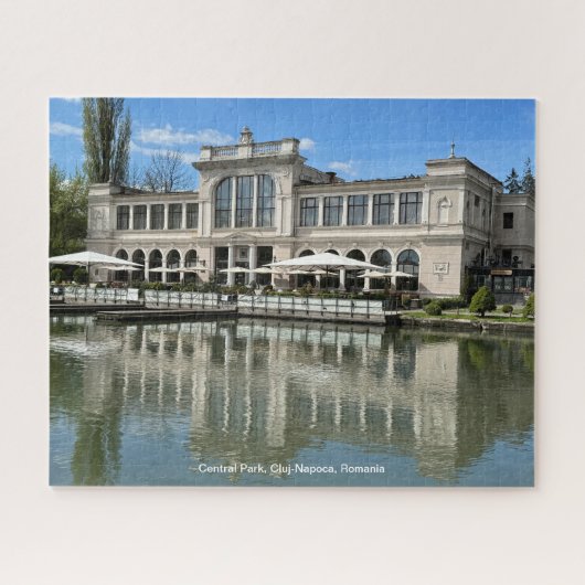 Central Park, Cluj-Napoca, Roemenië op een Legpuzzel (Horizontaal)
