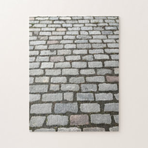 Central Park Cobblestone Stone Pathway NYC Foto Legpuzzel