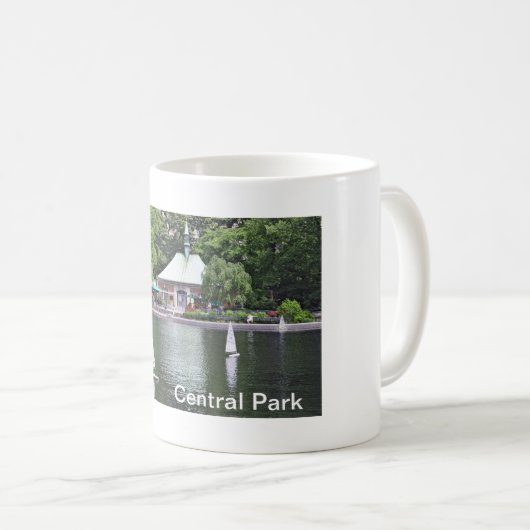 Central Park - Conservatory Water Koffiemok (Voorkant rechts)
