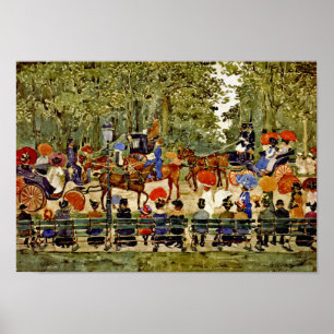 Central Park, de Stad van New York door Maurice Poster