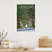 Central Park East Ham Reisposter Poster (Keuken)