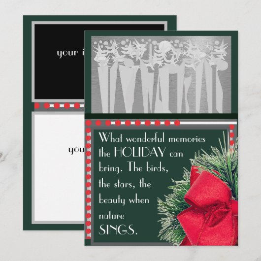 Central Park Flat 5x7 Kerstkaart (Voorkant / Achterkant)