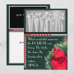 Central Park Flat 5x7 Kerstkaart