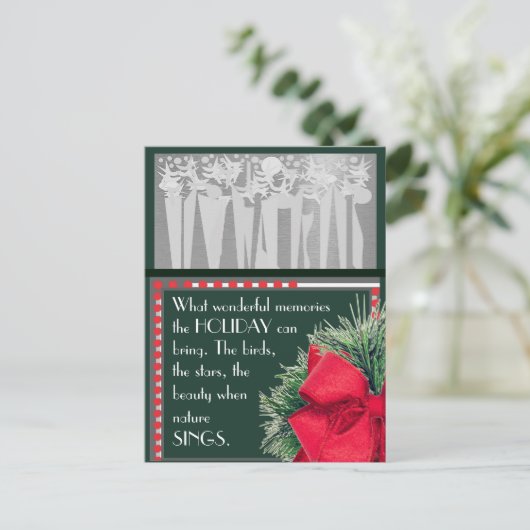 Central Park Flat 5x7 Kerstkaart Feestdagenkaart (Staand voorkant)