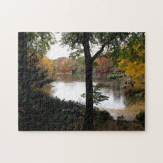 Central Park in Herfst Legpuzzel (Horizontaal)