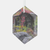 Central Park in New York Glas Ornament (Voorkant links)