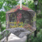 Central Park in New York Glas Ornament