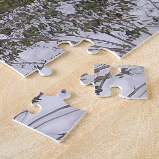 Central Park.kerstgroeten Legpuzzel (Zijkant)