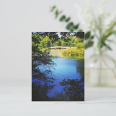 Central Park Lake Bow Bridge NYC New York Briefkaa Briefkaart (Staand voorkant)
