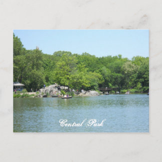 Central Park Lake Briefkaart Souvenir New York Cit