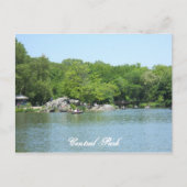 Central Park Lake Briefkaart Souvenir New York Cit (Voorkant)