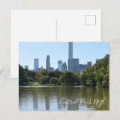Central Park Lake New York City NYC Fotografie Briefkaart (Voorkant / Achterkant)