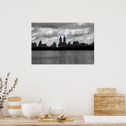 Central Park Lake Poster (Keuken)