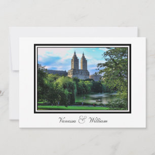 Central Park Lake, San Remo NYC Trouw Uitnodiging