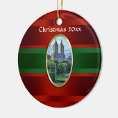Central Park Lake San Remo Xmas #3 Keramisch Ornament (Links)