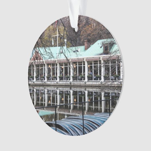 Central Park Loeb Restaurant Boathouse Ornament (voorkant)