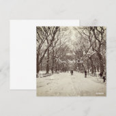 Central Park Magnetic Card Bedankkaart (Voorkant / Achterkant)