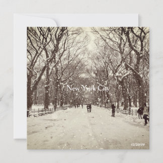 Central Park Magnetic Card Bedankkaart