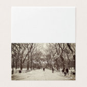 Central Park Magnetic Card Kaart (Buitenkant ongevouwen)