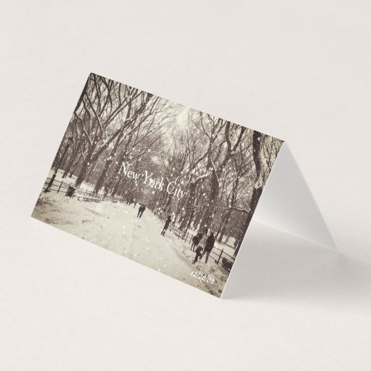 Central Park Magnetische Kaart (Voorkant)