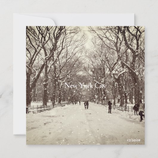 Central Park Magnetische Kaart (Voorkant)