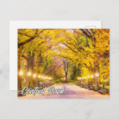 Central Park, Manhattan, New York, Verenigde State Briefkaart (Voorkant / Achterkant)