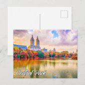 Central Park, Manhattan, New York, Verenigde State Briefkaart (Voorkant / Achterkant)