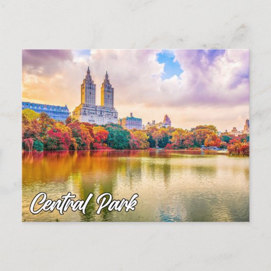Central Park, Manhattan, New York, Verenigde State Briefkaart (Voorkant)