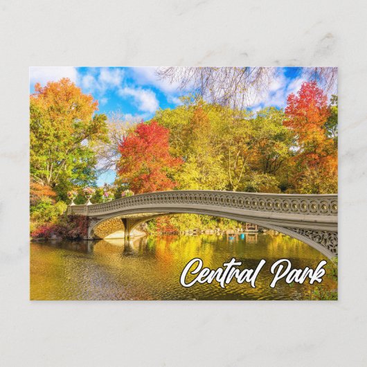 Central Park, Manhattan, New York, Verenigde State Briefkaart (Voorkant)