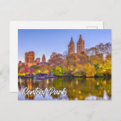 Central Park, Manhattan, New York, Verenigde State Briefkaart (Voorkant / Achterkant)
