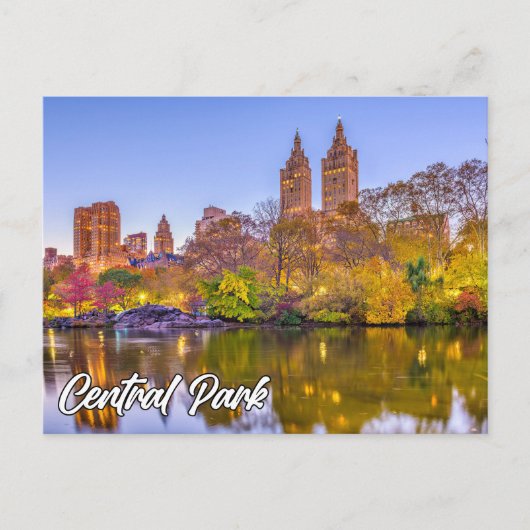 Central Park, Manhattan, New York, Verenigde State Briefkaart (Voorkant)