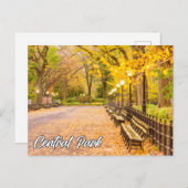 Central Park, Manhattan, New York, Verenigde State Briefkaart (Voorkant / Achterkant)