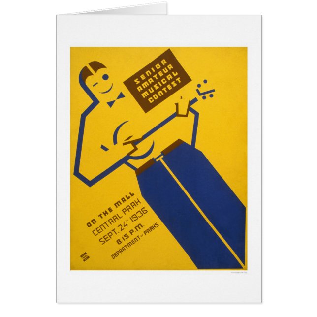 Central Park Musical 1936 WPA (Voorkant)