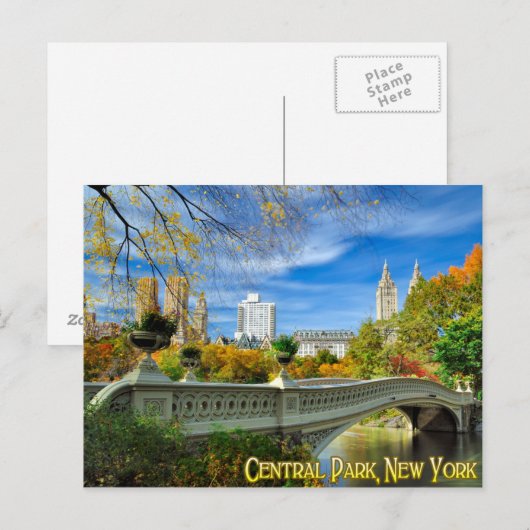 Central Park New York Briefkaart (Voorkant / Achterkant)
